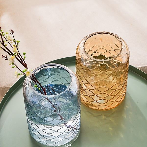 Round Glass Pot