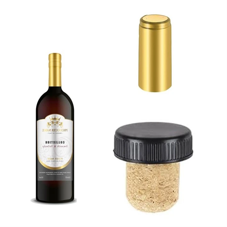 Wood Cork Stopper With Plastic Top